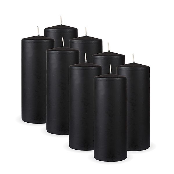 HS Candle Stumpenkerze Säulenkerze Ø7cm (8-tlg), günstig online kaufen