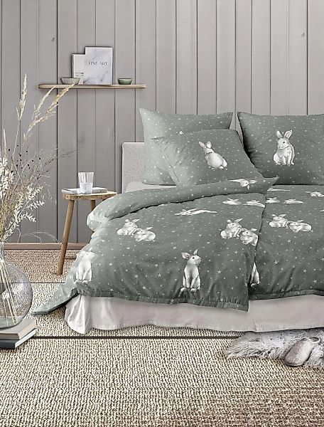 Irisette Bettwäsche "Koala-J 8654" 2 Stk. tlg. flauschig weich und wärmend günstig online kaufen