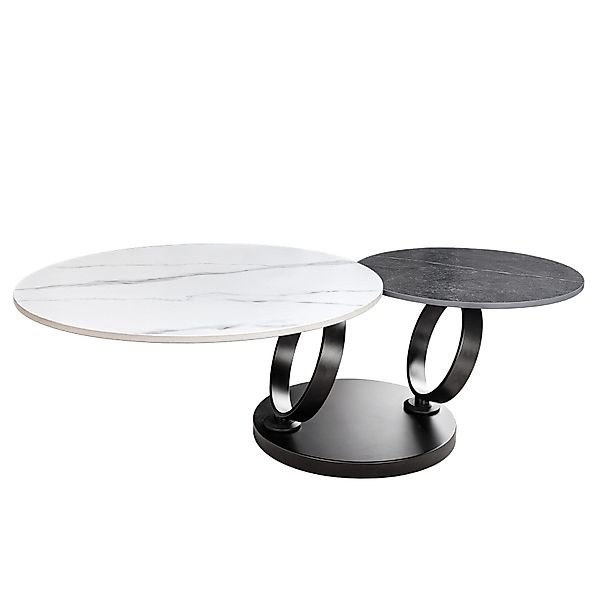 riess-ambiente Couchtisch DANCING RINGS weiß/anthrazit/schwarz · günstig online kaufen