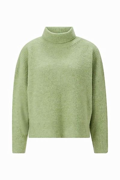 Rich & Royal Strickpullover Damen Rollkragenpullover aus Wollmix (1-tlg) günstig online kaufen