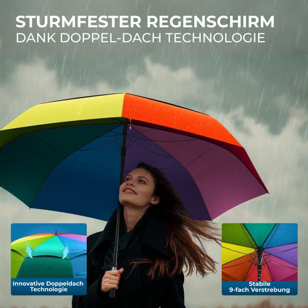 Styngard Golfregenschirm BELFAST, XXL Regenschirm Groß günstig online kaufen