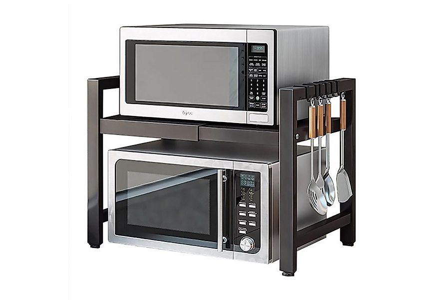 REDOM Küchenregal Mikrowellenregal ausziehbar Ablageregal, 2-Stufiges Bäcke günstig online kaufen