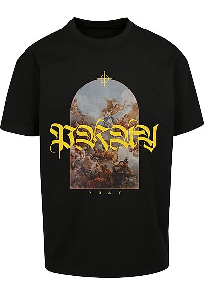 MisterTee Kurzarmshirt "MisterTee Unisex Pray Painting Oversize Tee", (1 tl günstig online kaufen