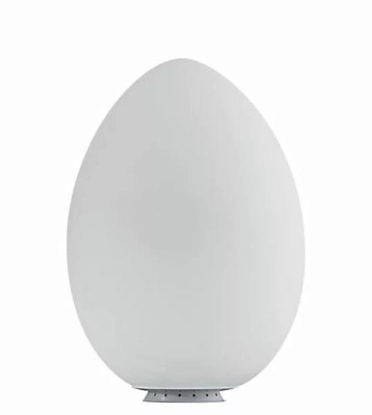 Tischleuchte Uovo LED glas weiß / Glas - H 44 cm - Fontana Arte - Weiß günstig online kaufen