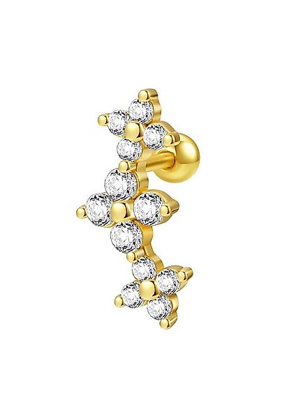 Hey Happiness Single-Ohrstecker Piercing Blume, Knorpel Helix Piercing Ohr, günstig online kaufen