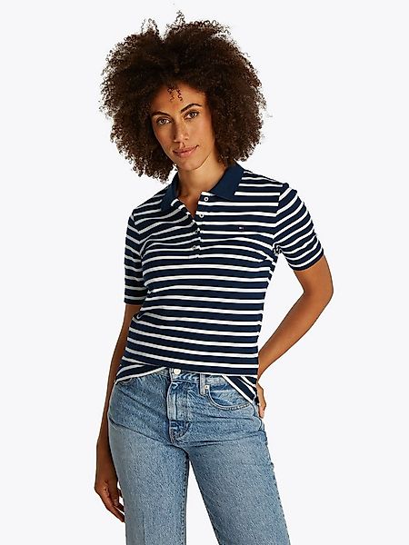 Tommy Hilfiger Poloshirt Regular Fit Pique Premium Polo Baumwollmischung, r günstig online kaufen