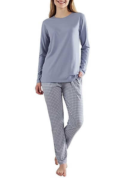 GÖTZBURG Pyjama GÖTZBURG Damen Pyjama blau günstig online kaufen
