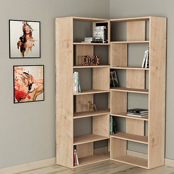 Decortie Bücherregal Molly, Modernes Bücherregal,Eck, Display günstig online kaufen