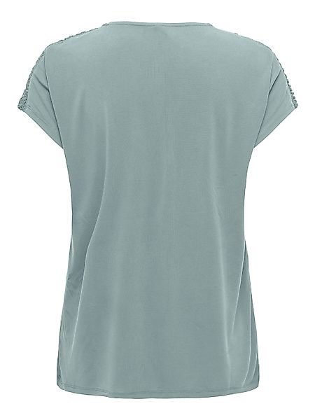 ONLY Kurzarmshirt ONLFREE LIFE CAPSLEEVE LACE günstig online kaufen