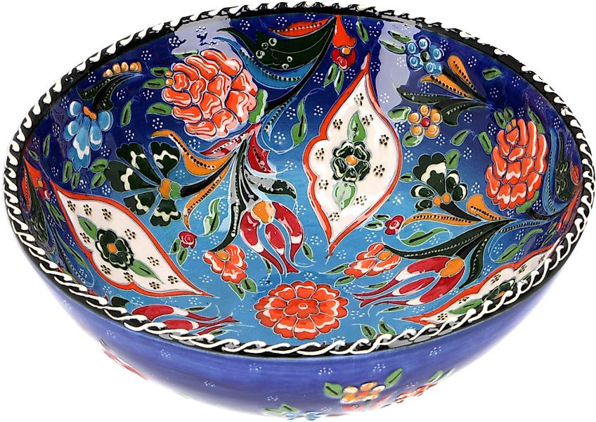 Guru-Shop Dekoschale 1 Stk. Orientalische Keramikschüssel, günstig online kaufen