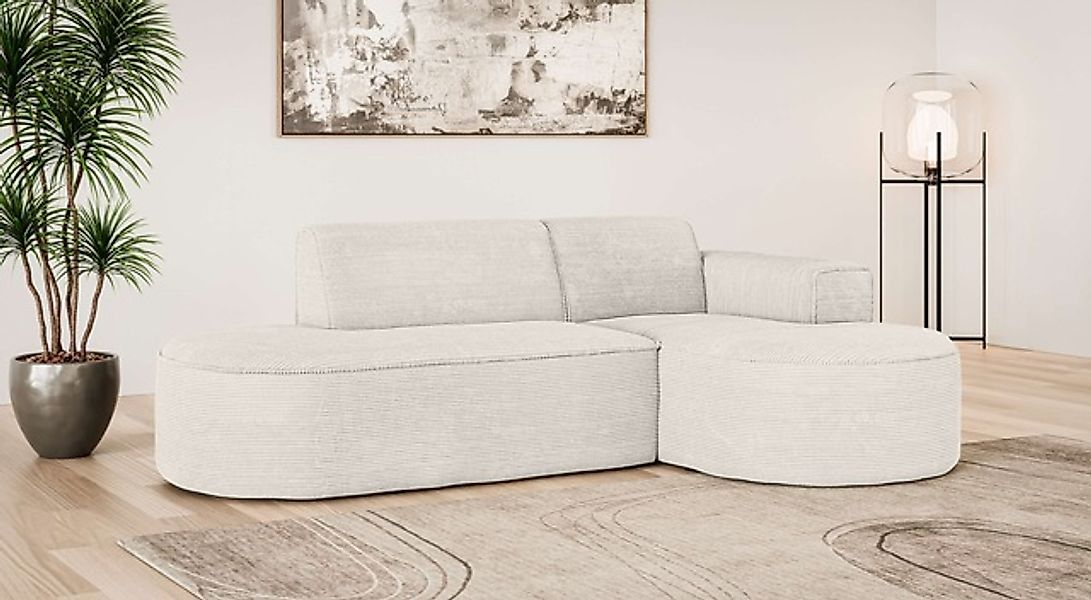 OTTO home Ecksofa »ADELLA Design-Sofa mit Recamiere rechts/links, 248/159/7 günstig online kaufen