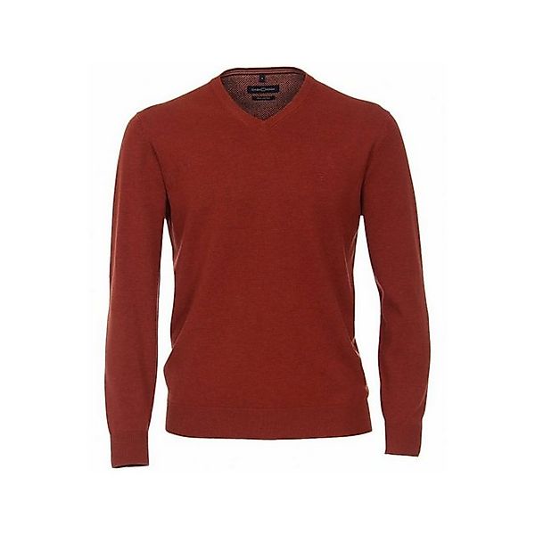 CASAMODA Rundhalspullover Rollkragenpullover für Herren in orange (1-tlg) günstig online kaufen