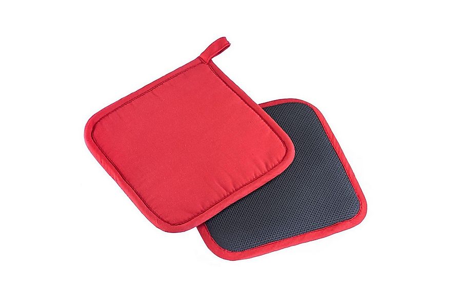 Thiru Topflappen 2er Set aus Baumwolle mit rutschfestem Neopren und Aufhäng günstig online kaufen