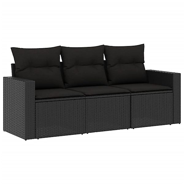 vidaXL Gartenlounge-Set 3-tlg. Garten-Sofagarnitur mit Kissen günstig online kaufen