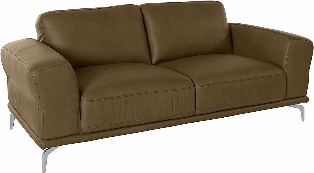 W.SCHILLIG 2-Sitzer »montanaa« mit Metallfüßen in Silber matt, Breite 192 c günstig online kaufen