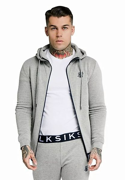 Siksilk Sweater SikSilk Zipper Herren ELASTIC JACQUARD ZIP HOODIE SS-17554 günstig online kaufen