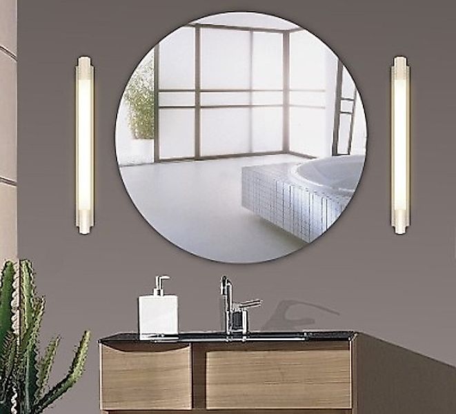 MySpiegel.de Wandspiegel Rahmenloser Spiegel - Klar - Rund mit polierter Ka günstig online kaufen