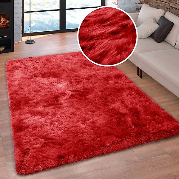 my home Hochflor-Teppich Valeria Fellteppich kuschelig, günstig online kaufen