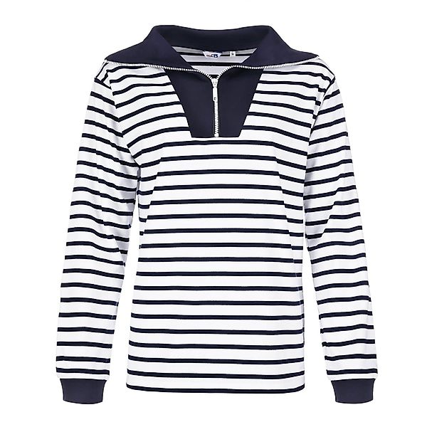 modAS Langarmshirt Damen Troyer-Shirt Maritim mit günstig online kaufen