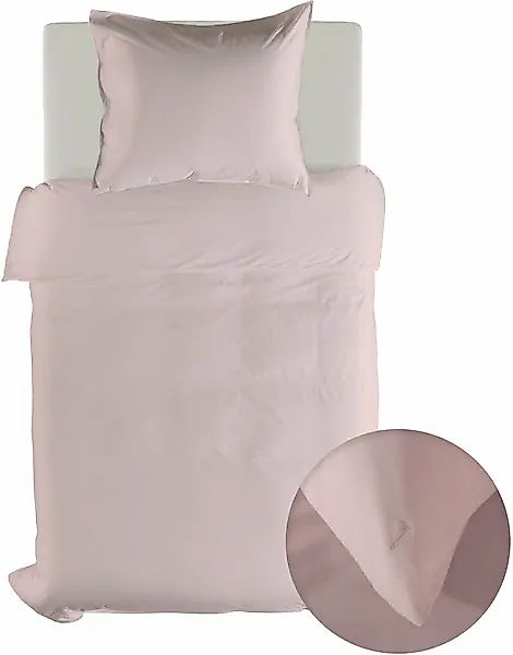 YELLOW Bettwäsche »Suite-Casablanca« 2 Stk. tlg. Uni, 100% Baumwolle ab 135 günstig online kaufen