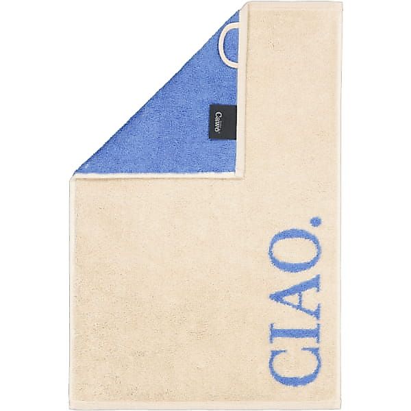Cawö Gästetücher Postcard Towels Edition 100 - Farbe: CIAO - 09 - Gästetuch günstig online kaufen