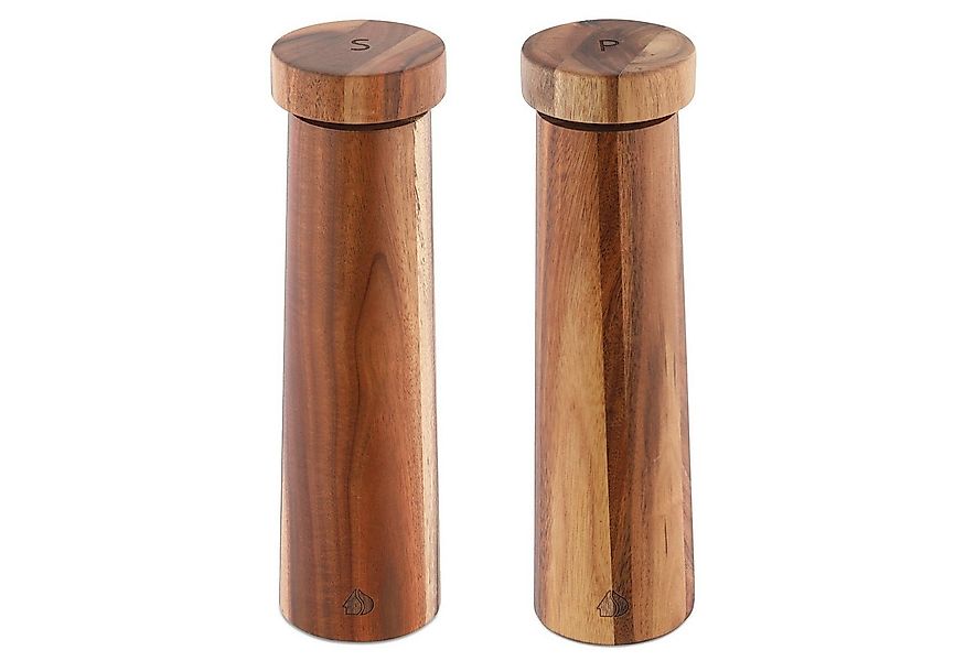 Navaris Gewürzbehälter Salz und Pfeffer Mühle Set - aus Holz, nachfüllbar, günstig online kaufen