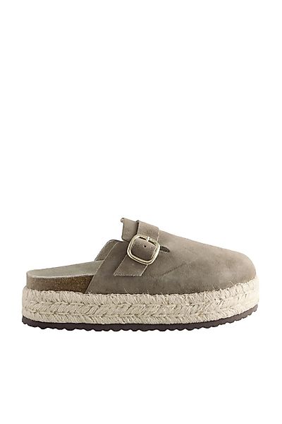 Next Forever Comfort® Leder-Espadrille-Clogs Clog (1-tlg) günstig online kaufen