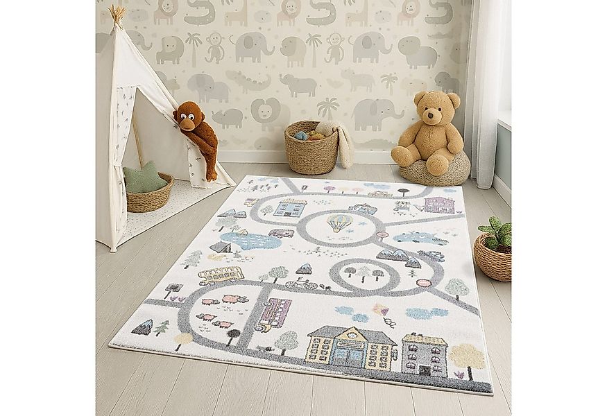 Carpet City Kinderteppich Anime9376, rechteckig, Höhe: 11 mm, Straßen-Spiel günstig online kaufen