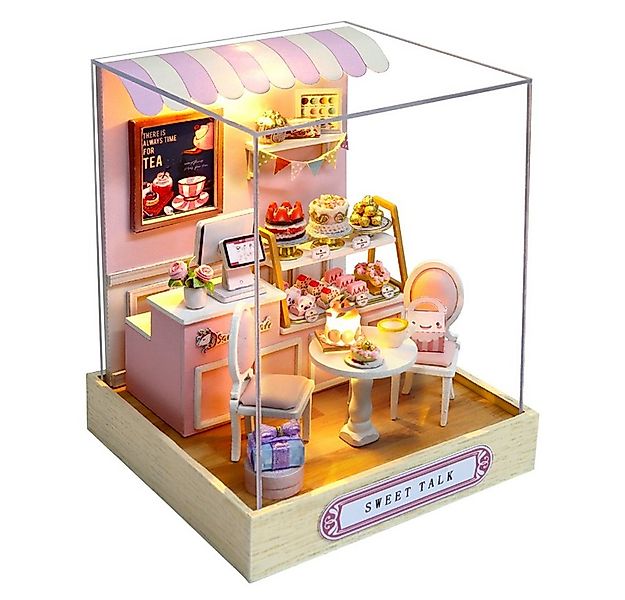 Cute Room 3D-Puzzle 3D-Puzzle DIY Miniaturhaus Puppenhaus Sweet Talk, Puzzl günstig online kaufen