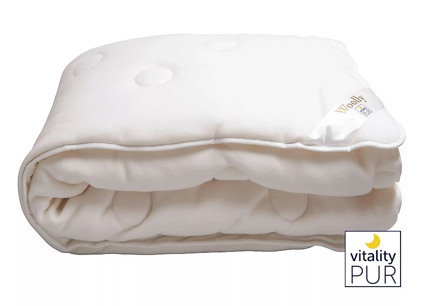 Vitality Pur | 4-Jahreszeiten-Bettdecke mit 50 x 70 Kissen Woolly günstig online kaufen