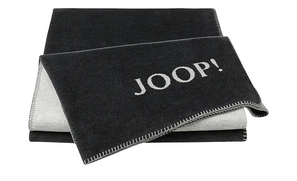 JOOP! Wohndecke  JOOP! Melange-Doubleface ¦ grau ¦ Baumwollmischgewebe ¦ Ma günstig online kaufen