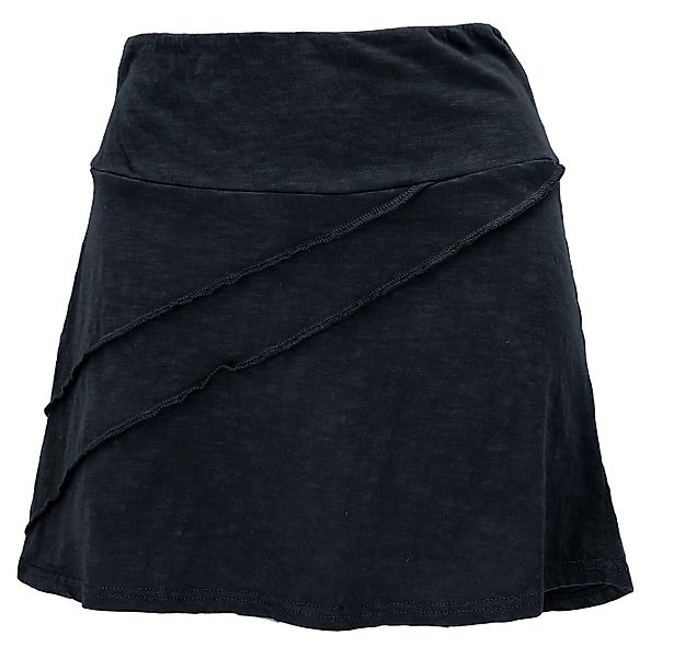 Guru-Shop Minirock Bequemer Minirock mit Overlock günstig online kaufen
