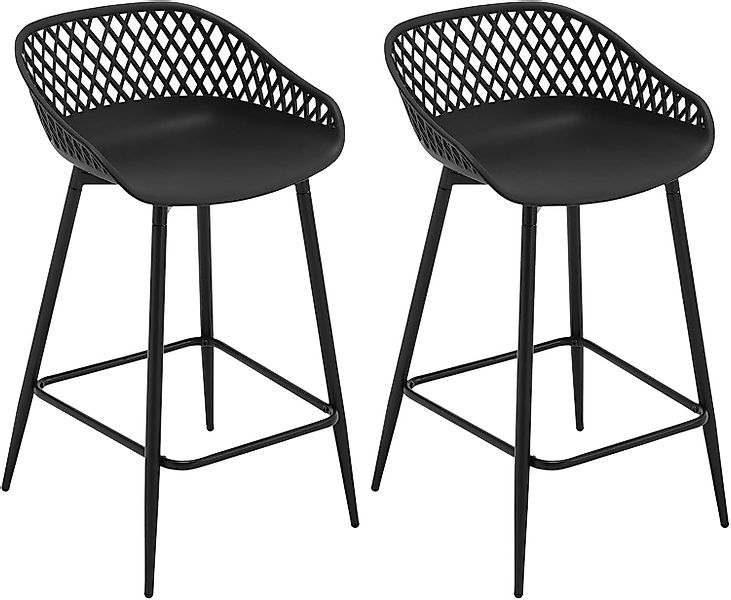 Woltu Barhocker (2 St), mit Metallbeinen, günstig online kaufen