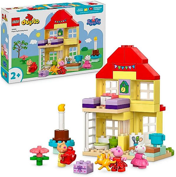 LEGO® Peppas Geburtstagshaus (10433), LEGO DUPLO Peppa Pig Konstruktionsspi günstig online kaufen