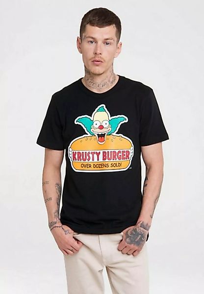LOGOSHIRT T-Shirt Simpsons - Krusty Burger mit lizenziertem Originaldesign günstig online kaufen