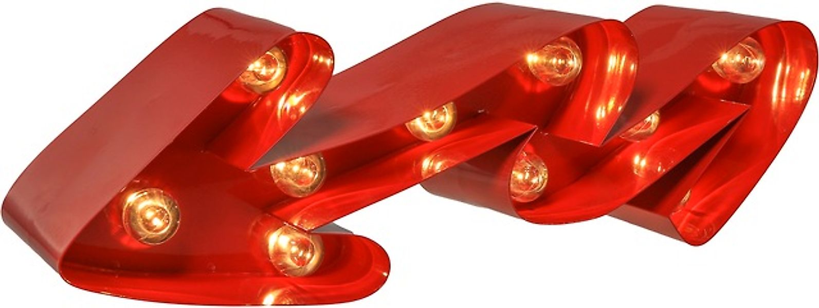 MARQUEE LIGHTS LED Dekolicht »Curved Arrow« LED-Modul 1 Stk. Warmweiß Wandl günstig online kaufen