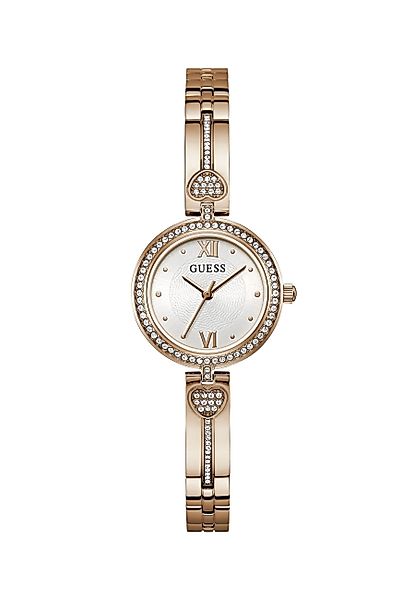 Guess Quarzuhr LOVEY, (1-tlg), Quarz-Analoguhr günstig online kaufen