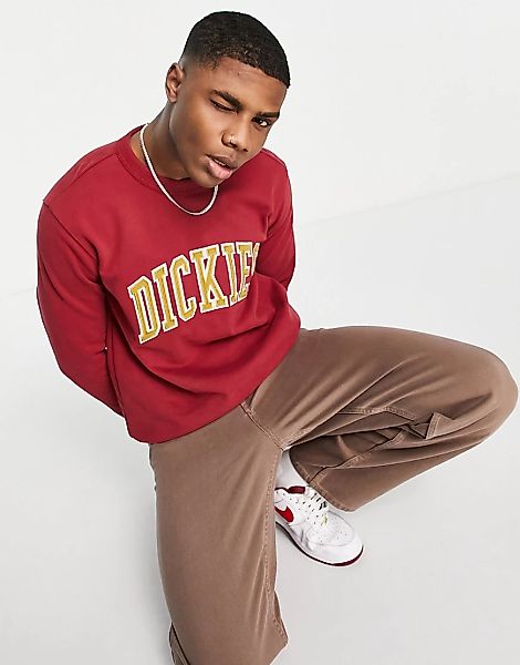 Dickies – Aitkin – Sweatshirt in Rot günstig online kaufen