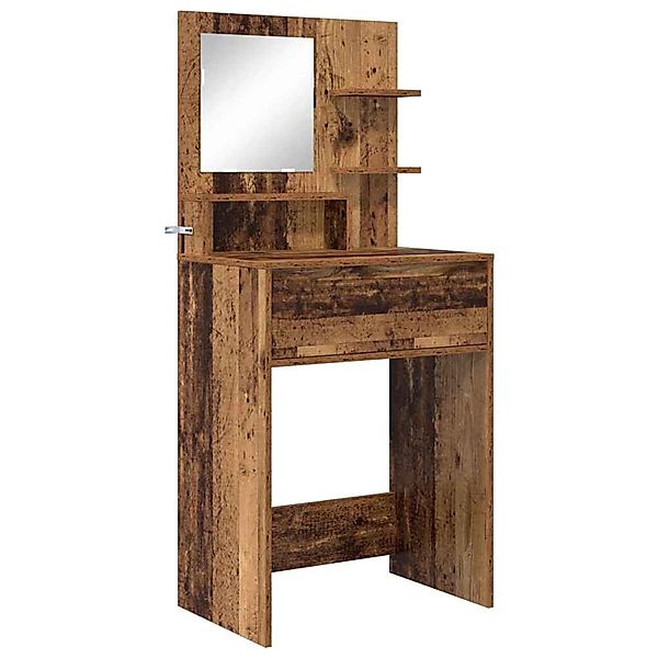 vidaXL Schlafzimmer-Frisiertische mit Regal Altholz 80 x 39,6 x 135 cm 8890 günstig online kaufen