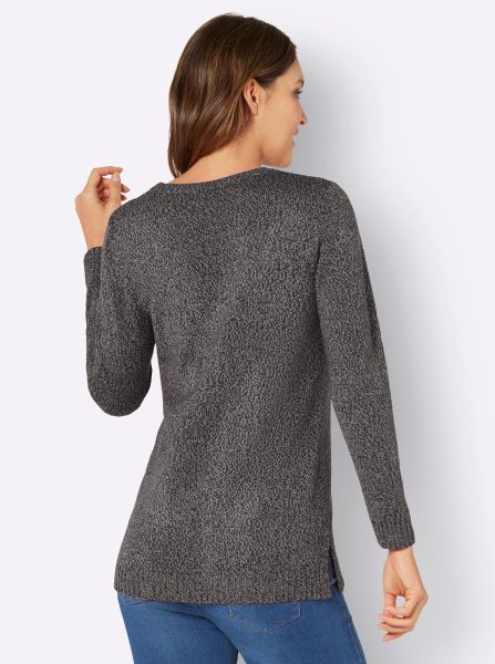 Sieh an! Strickpullover Longpullover günstig online kaufen