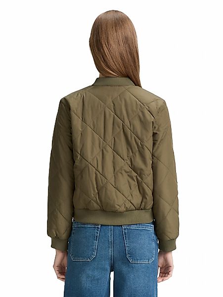 TOM TAILOR Denim Bomberjacke, ohne Kapuze, mit Strukurmuster günstig online kaufen