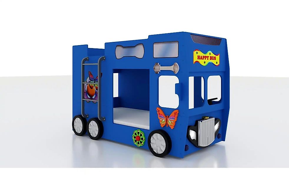 Autobett Bus   ¦ blau ¦ Maße (cm): B: 116 H: 150 Betten > Komfortbetten - H günstig online kaufen