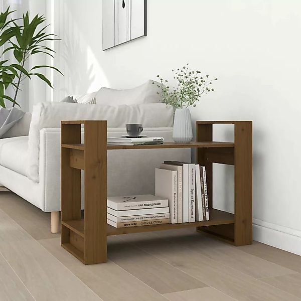 vidaXL Bücherregal Bücherregal/Raumteiler Honigbraun 80x35x56,5 cm günstig online kaufen