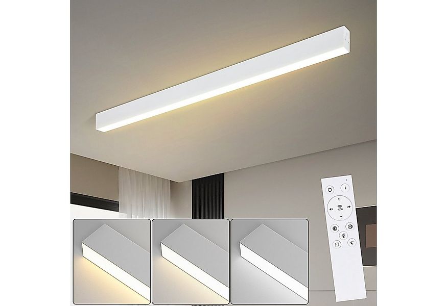 Nettlife Deckenleuchten 80CM Lang Weiß Deckenbeleuchtung Wohnzimmerlampe, D günstig online kaufen