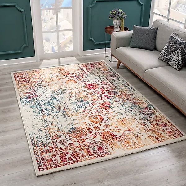 Sanat Teppich »Vintage 1606«, rechteckig, 13 mm Höhe, Wohnzimmer, Kurzflor, günstig online kaufen