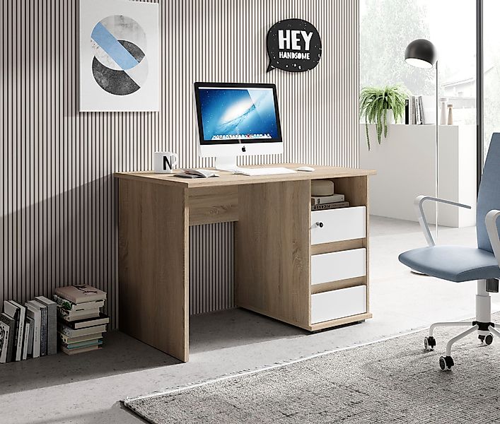 BEGA OFFICE Schreibtisch "Primus 1", mit Schubkasten abschließbar in 3 Farb günstig online kaufen