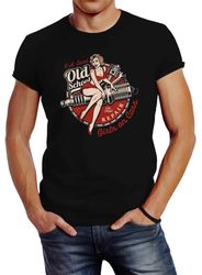 Neverless Print-Shirt Herren T-Shirt Girls on günstig online kaufen