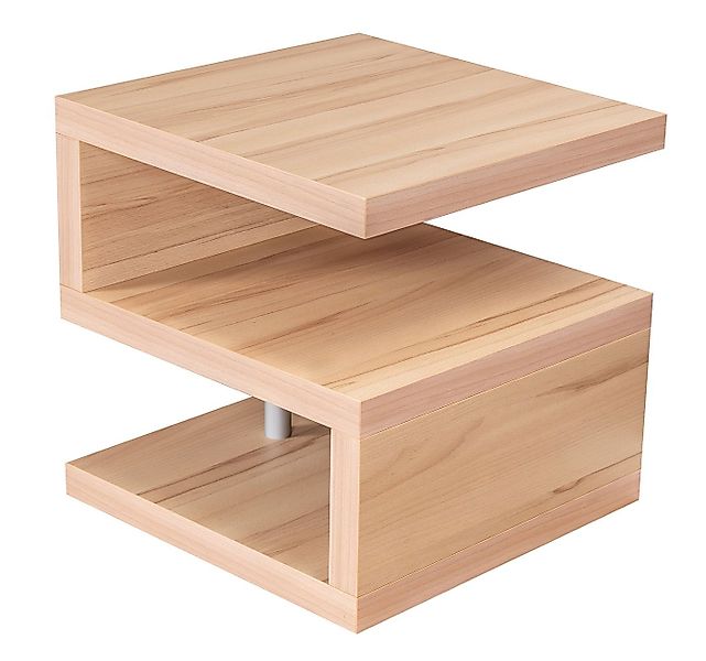 Levandeo® Couchtisch, Couchtisch Sigi Kernbuche Deutsche Herstellung 44x44x günstig online kaufen