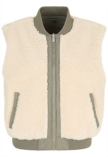 COVERED Plüschweste Terry L70053CO Wendeweste: Teddyfleece mit leichtem Rip günstig online kaufen