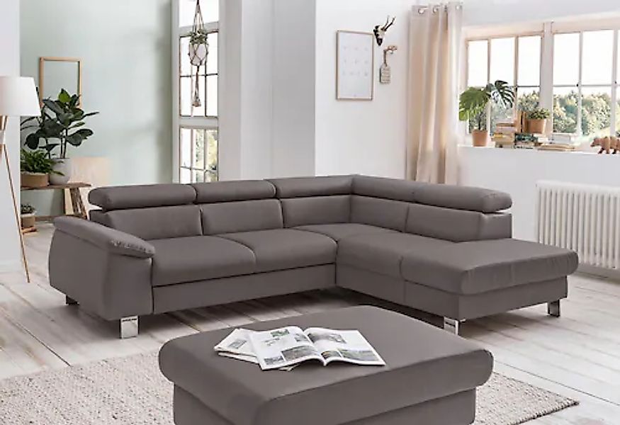 COTTA Polstergarnitur »Komaris L-Form«, (Set), Set bestehend aus: Ecksofa m günstig online kaufen